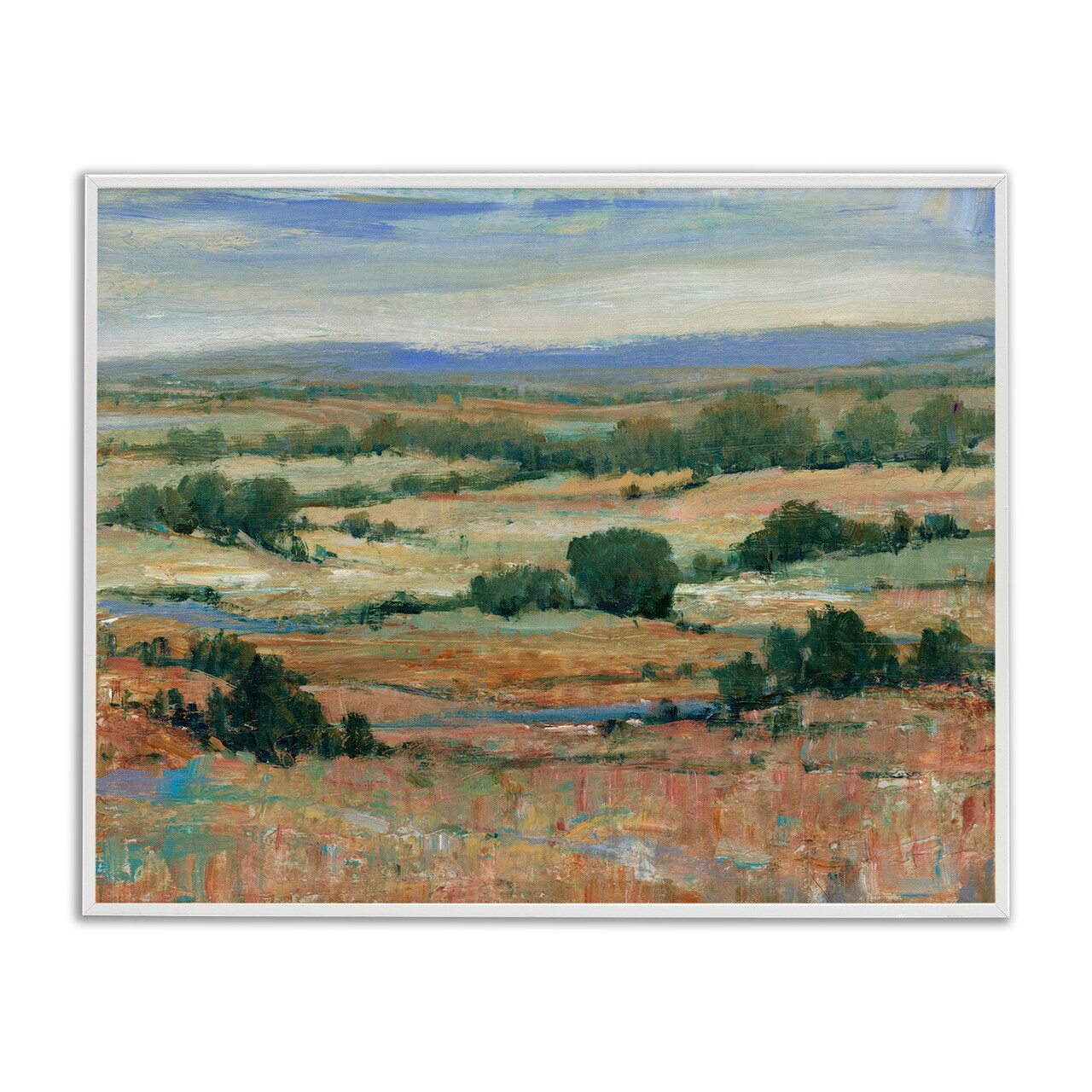 Stupell Industries Traditional Farmland Landscape Framed Giclee Wall Art Design by Tim OToole